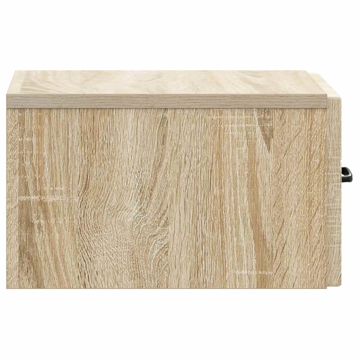 vidaXL Wall-Mounted Bedside Cabinet Sonoma Oak 34.5 x 33 x 20 cm