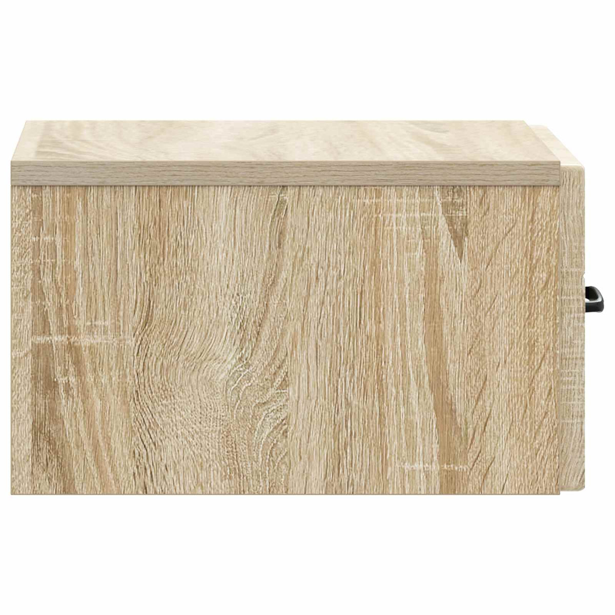 vidaXL Wall-Mounted Bedside Cabinet Sonoma Oak 34.5 x 33 x 20 cm