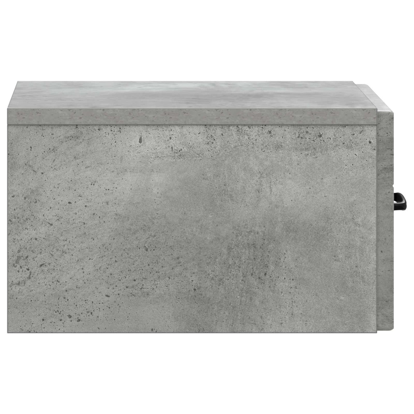 vidaXL Wall-Mounted Bedside Cabinet Concrete Grey 34.5 x 33 x 20 cm