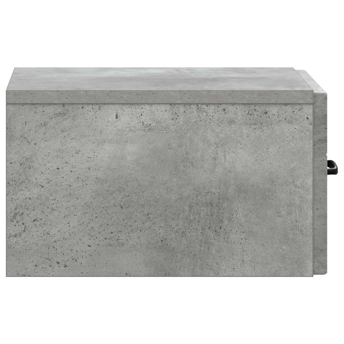 vidaXL Wall-Mounted Bedside Cabinet 2 pcs Concrete Grey