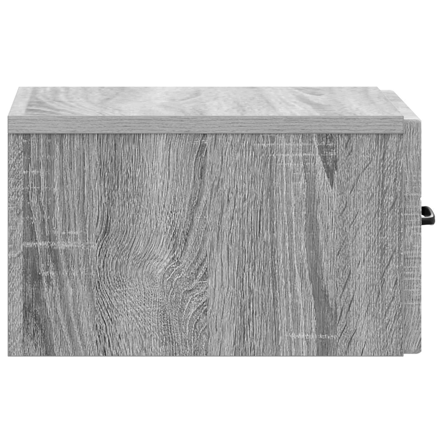 vidaXL Wall-Mounted Bedside Cabinet 2 pcs Grey Sonoma