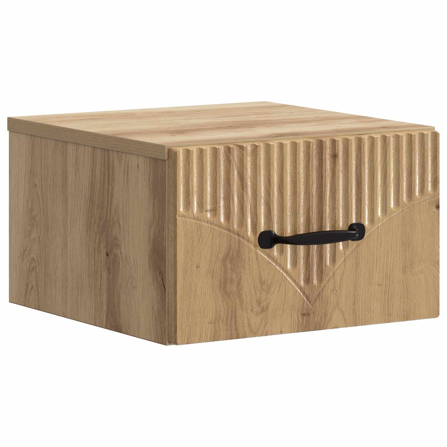 vidaXL Wall-Mounted Bedside Cabinet 2 pcs Artisan Oak