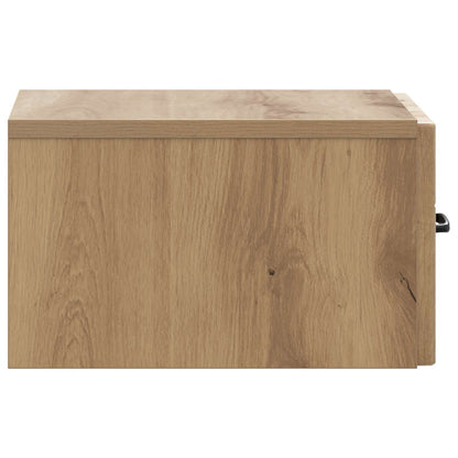 vidaXL Wall-Mounted Bedside Cabinet 2 pcs Artisan Oak