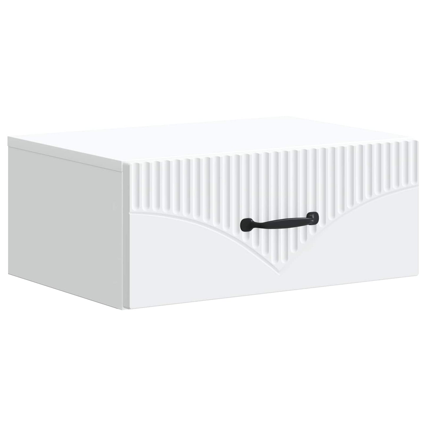 vidaXL Wall-Mounted Bedside Cabinet 2 pcs White 49 x 34.5 x 20 cm