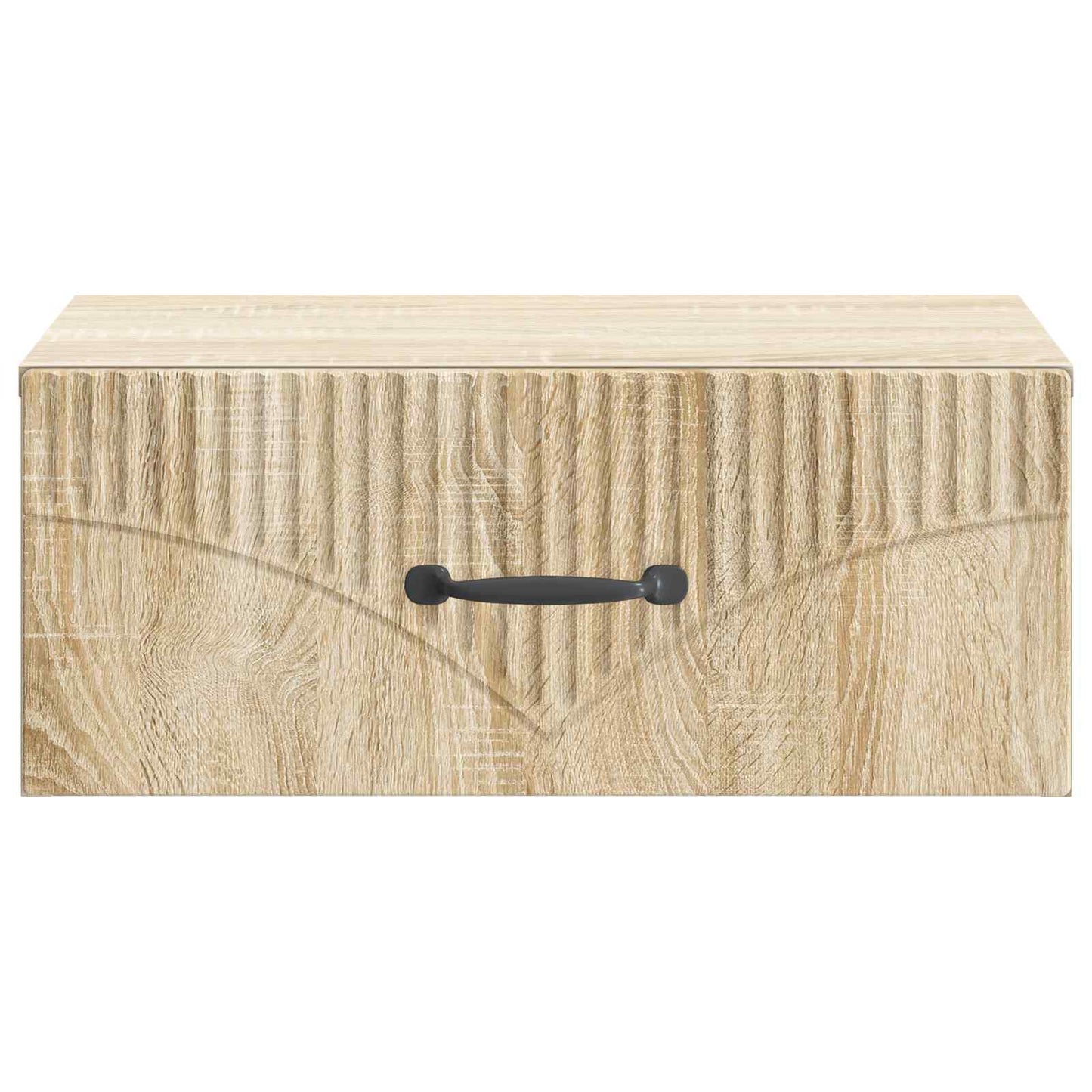 vidaXL Wall-Mounted Bedside Cabinet 2 pcs Sonoma Oak 49 x 34.5 x 20 cm