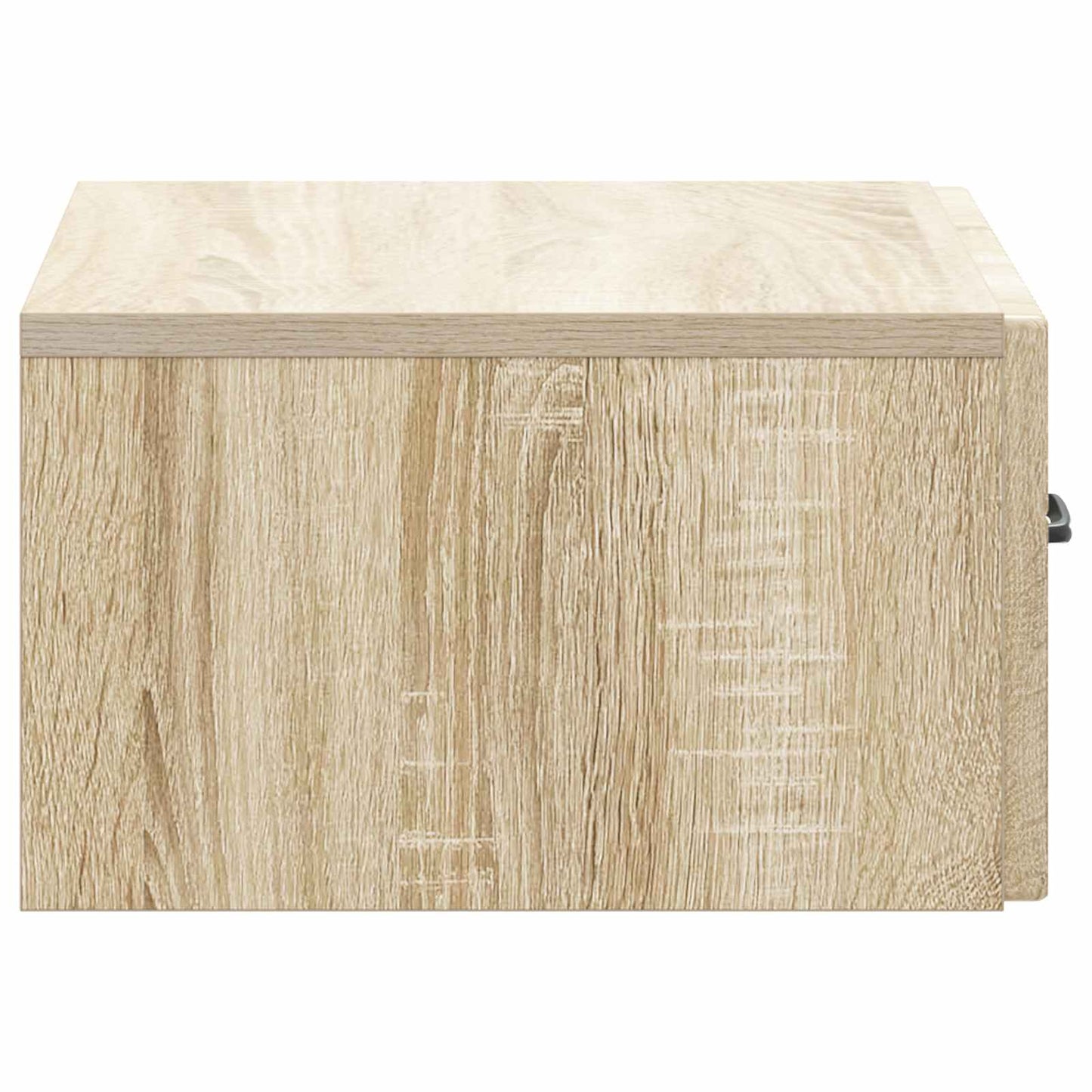 vidaXL Wall-Mounted Bedside Cabinet 2 pcs Sonoma Oak 49 x 34.5 x 20 cm