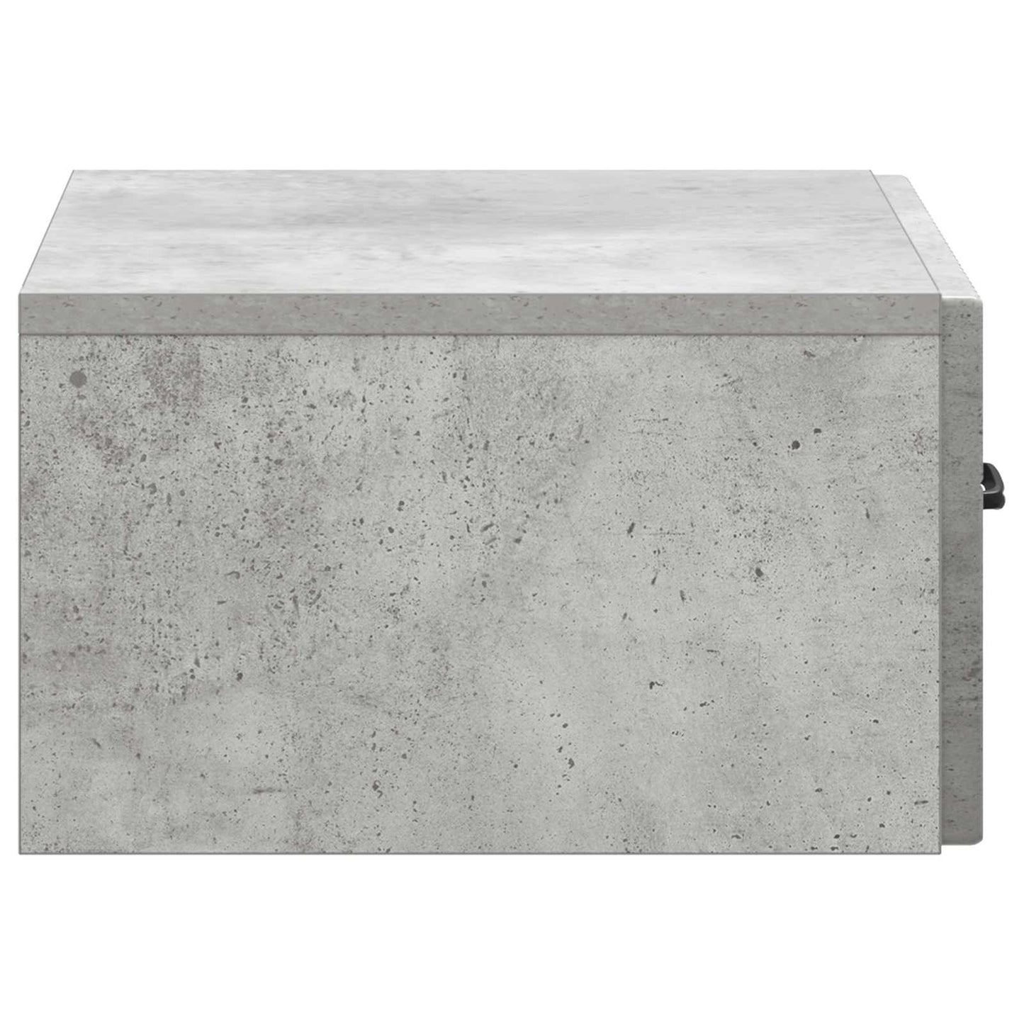 vidaXL Wall-Mounted Bedside Cabinet Concrete Grey 49 x 34.5 x 20 cm