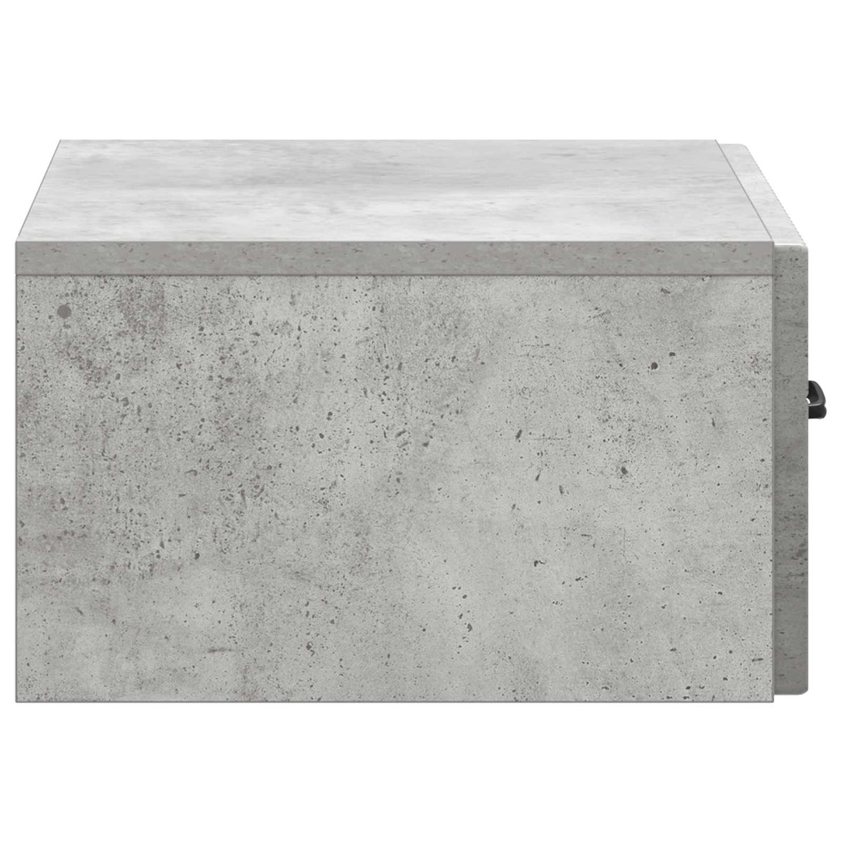 vidaXL Wall-Mounted Bedside Cabinet 2 pcs Concrete Grey