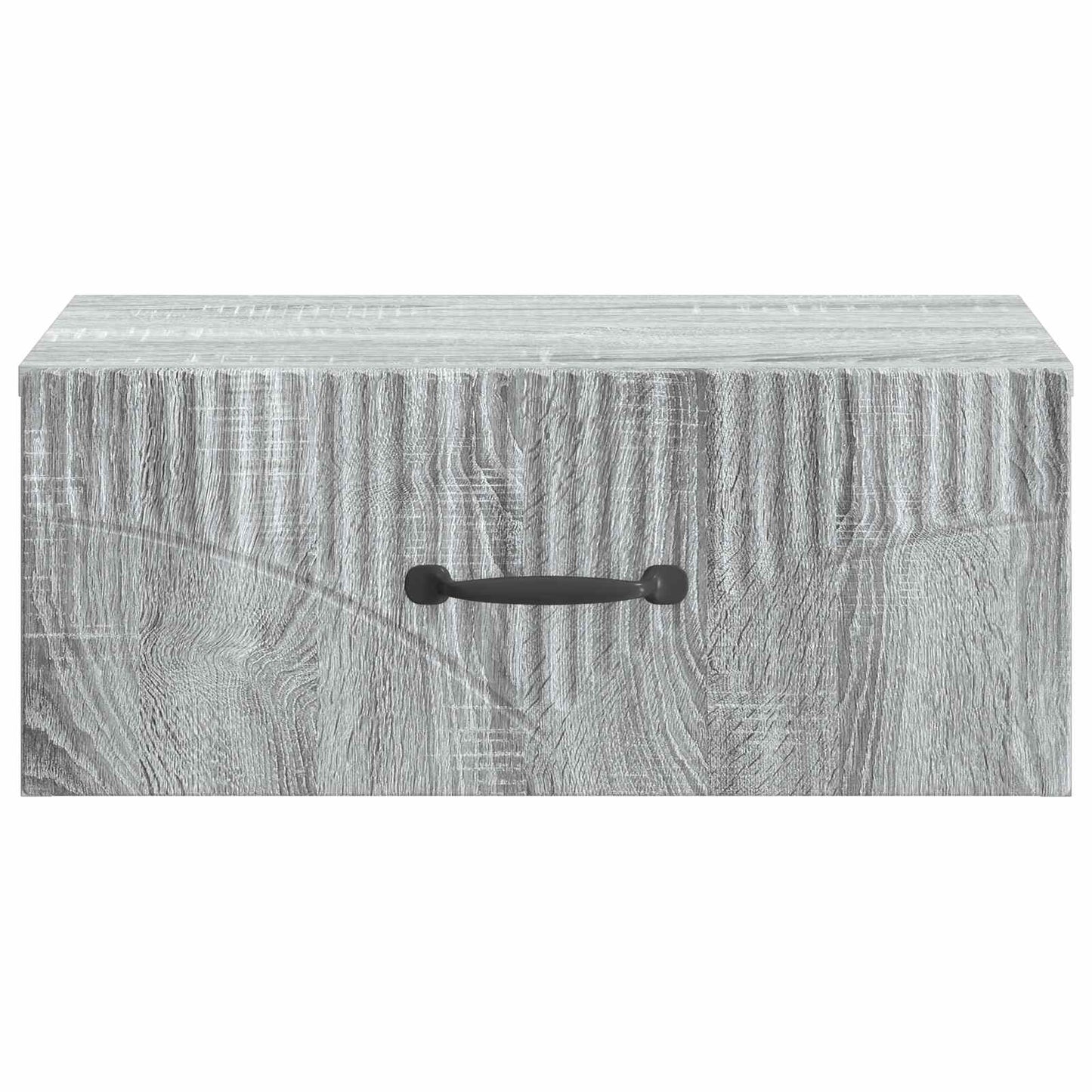 vidaXL Wall-Mounted Bedside Cabinet Grey Sonoma 49 x 34.5 x 20 cm