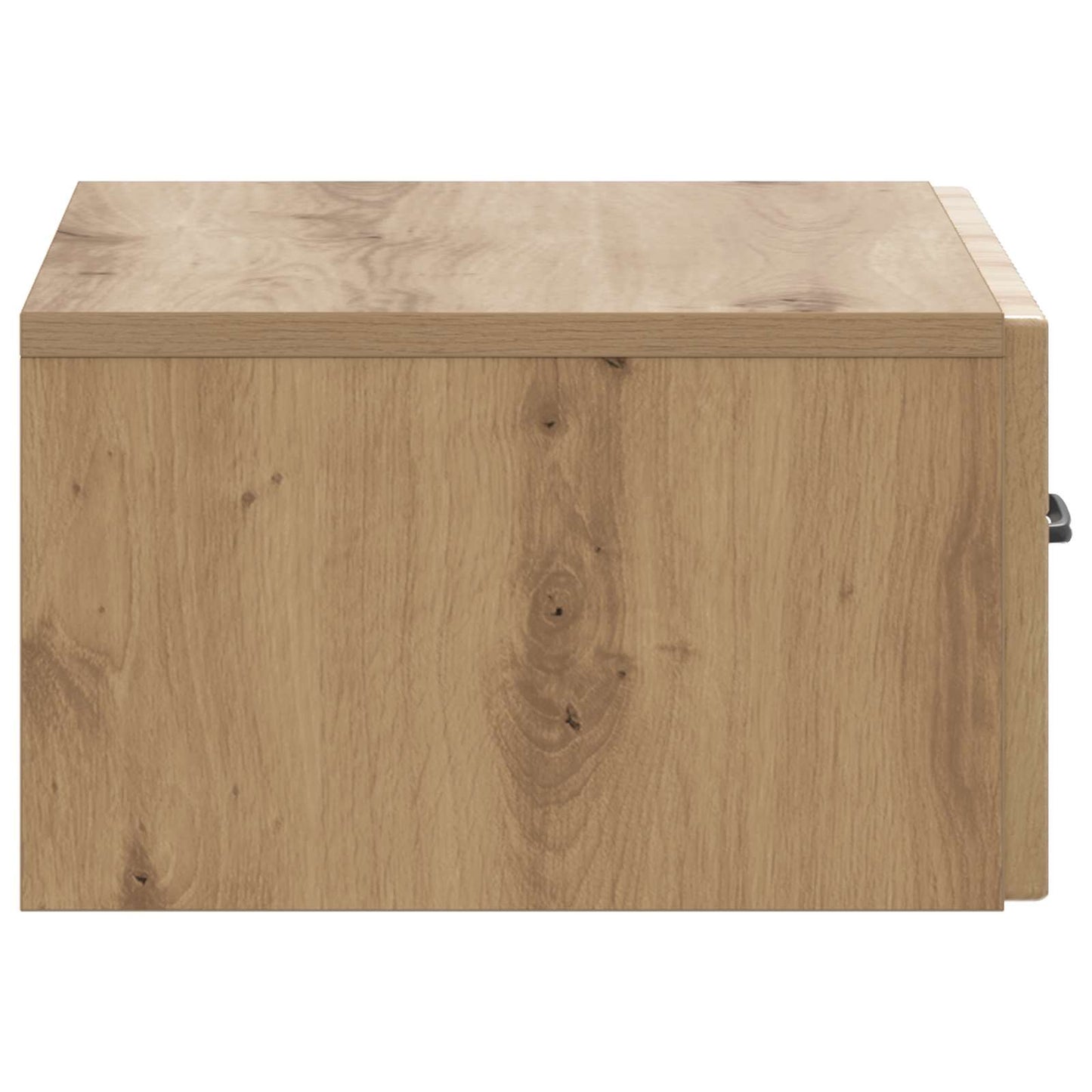 vidaXL Wall-Mounted Bedside Cabinet Artisan Oak 49 x 34.5 x 20 cm