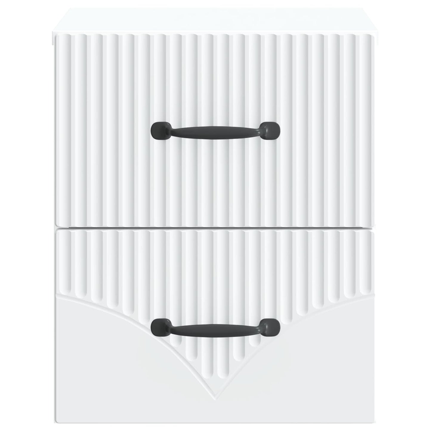 vidaXL Wall-Mounted Bedside Cabinet White 34.5 x 33 x 40 cm