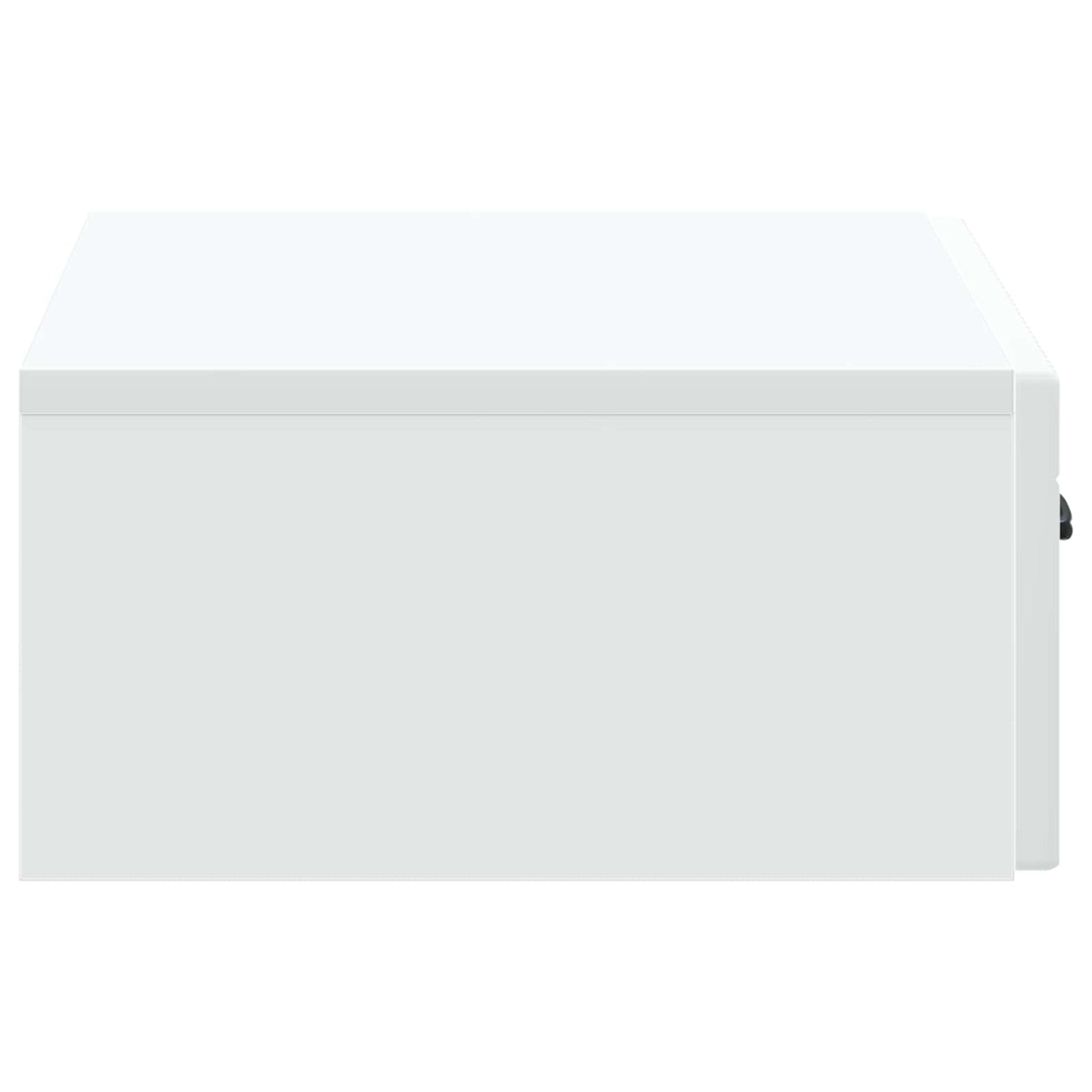 vidaXL Wall-Mounted Side Table White 59 x 34.5 x 17 cm Engineered Wood
