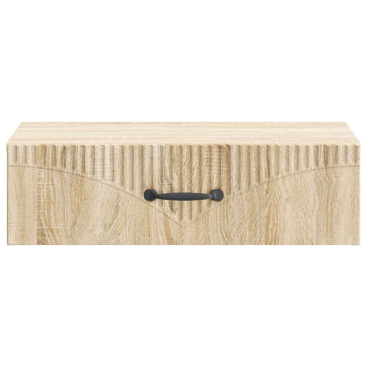 vidaXL Wall-Mounted Side Table Sonoma Oak 59 x 34.5 x 17 cm