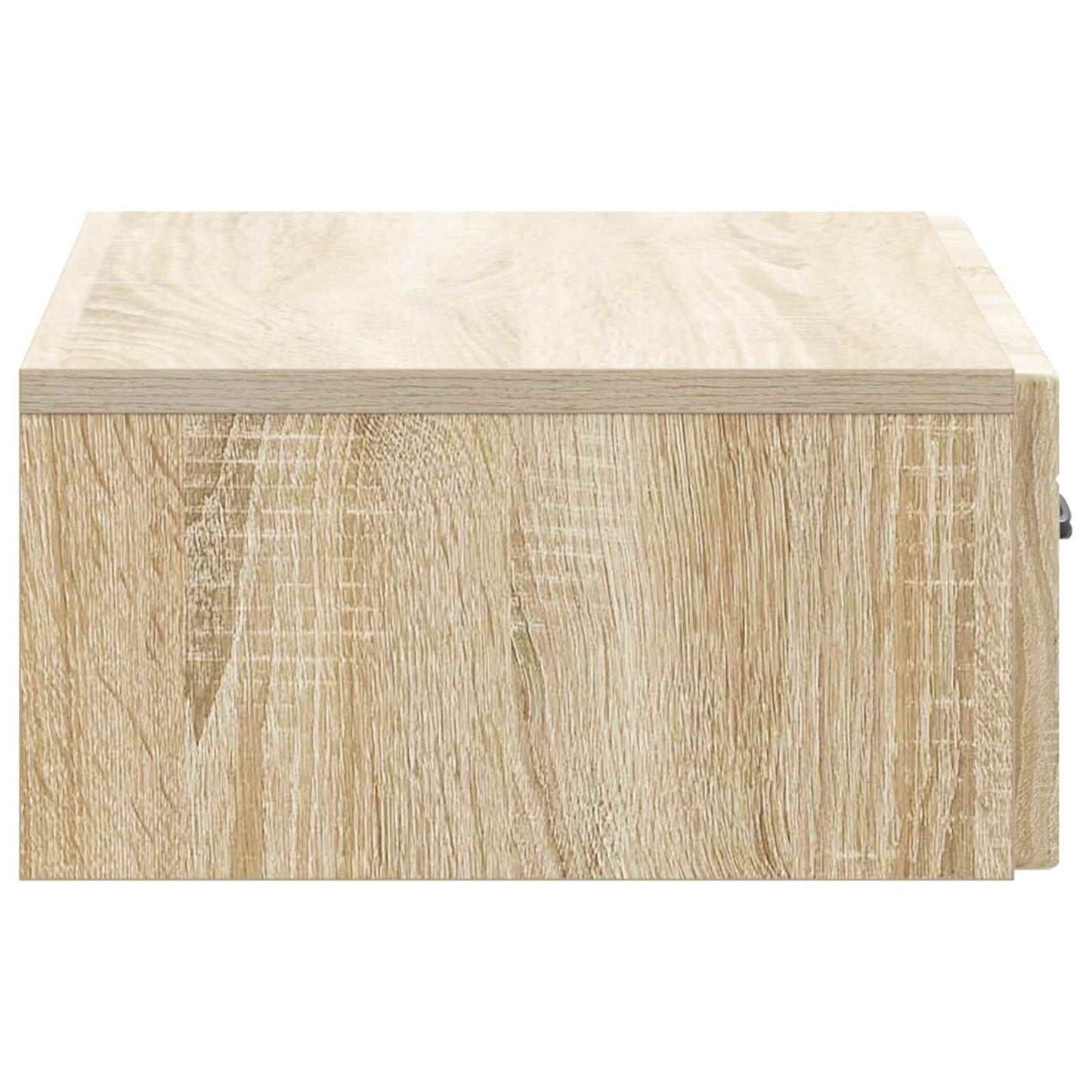 vidaXL Wall-Mounted Side Table Sonoma Oak 59 x 34.5 x 17 cm