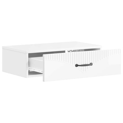 vidaXL Wall-Mounted Side Table 59 x 34.5 x 17 cm Engineered Wood