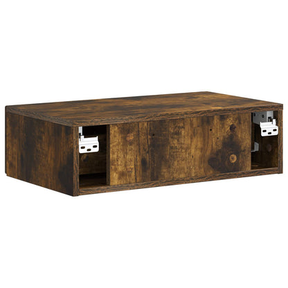 vidaXL Wall-Mounted Side Table 59 x 34.5 x 17 cm Engineered Wood