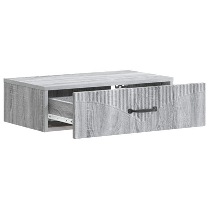 vidaXL Wall-Mounted Side Table 59 x 34.5 x 17 cm Engineered Wood