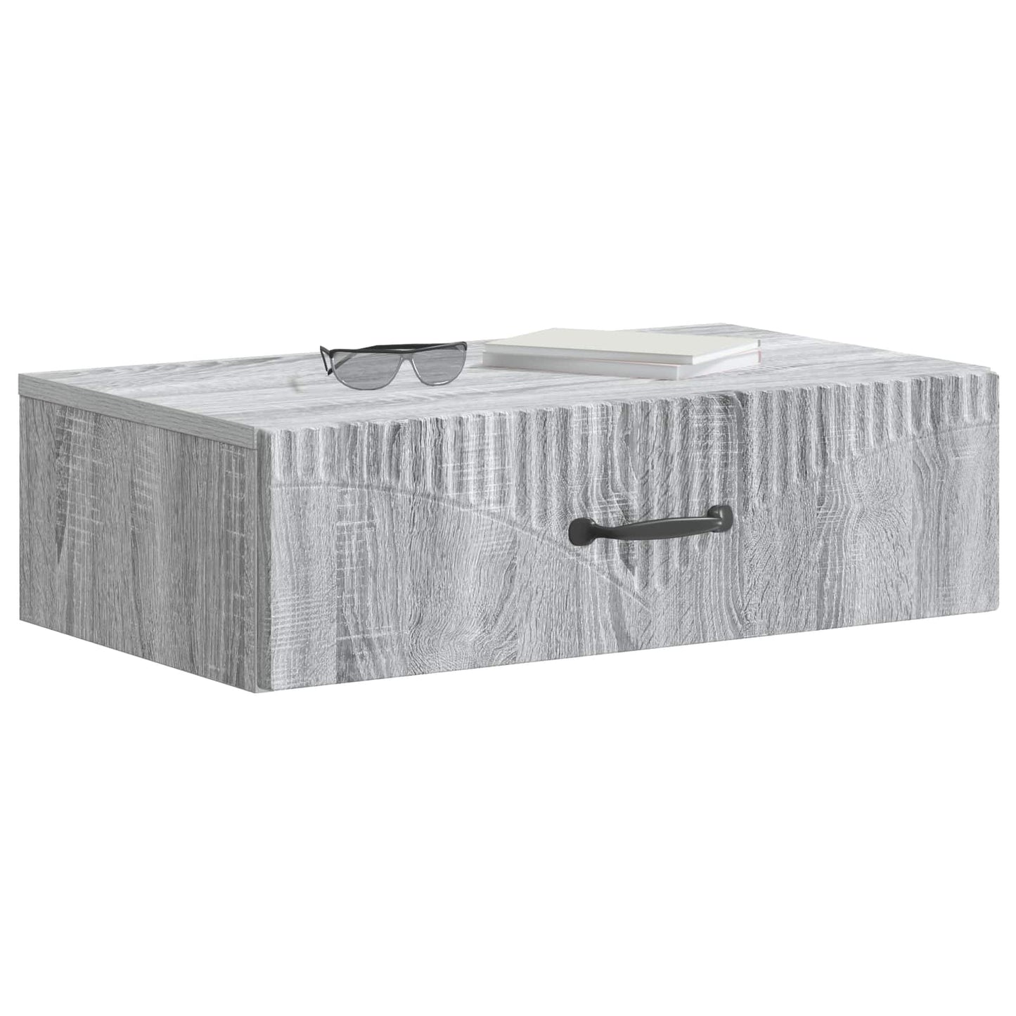 vidaXL Wall-Mounted Side Table 59 x 34.5 x 17 cm Engineered Wood