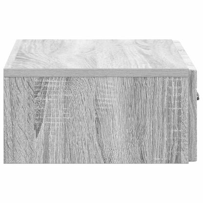 vidaXL Wall-Mounted Side Table 59 x 34.5 x 17 cm Engineered Wood