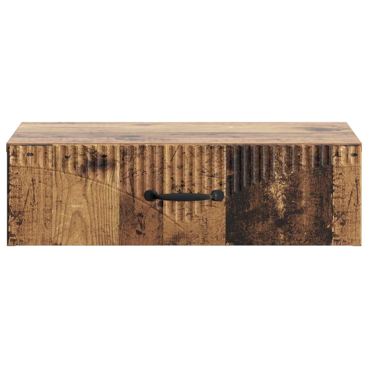 vidaXL Wall-Mounted Side Table Wall-mounted Old Wood 59 x 34.5 x 17 cm