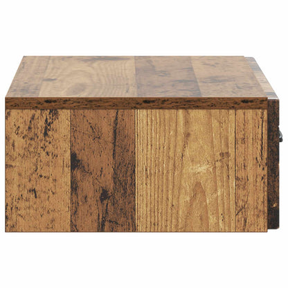 vidaXL Wall-Mounted Side Table Wall-mounted Old Wood 59 x 34.5 x 17 cm