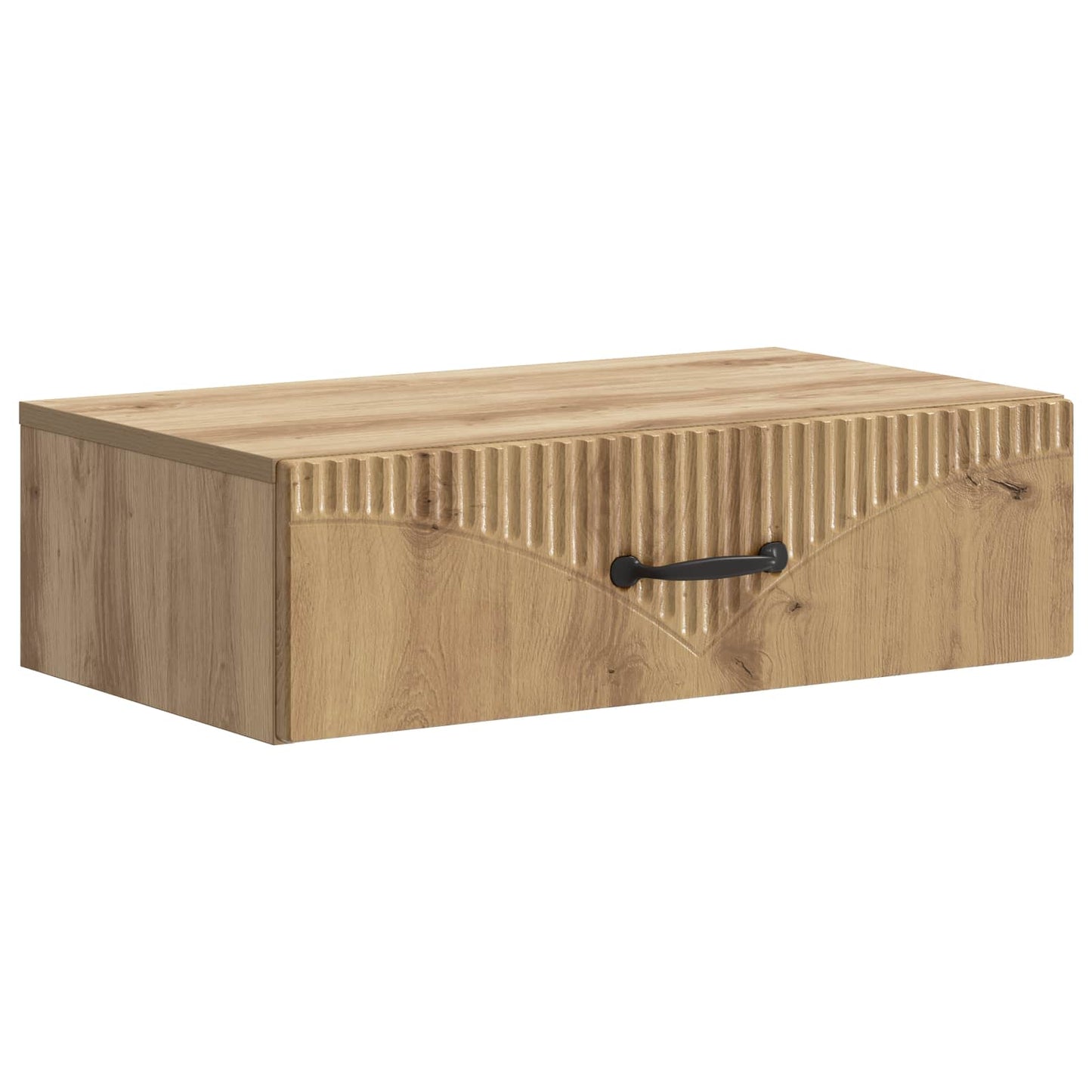 vidaXL Wall-Mounted Side Table 59 x 34.5 x 17 cm Engineered Wood