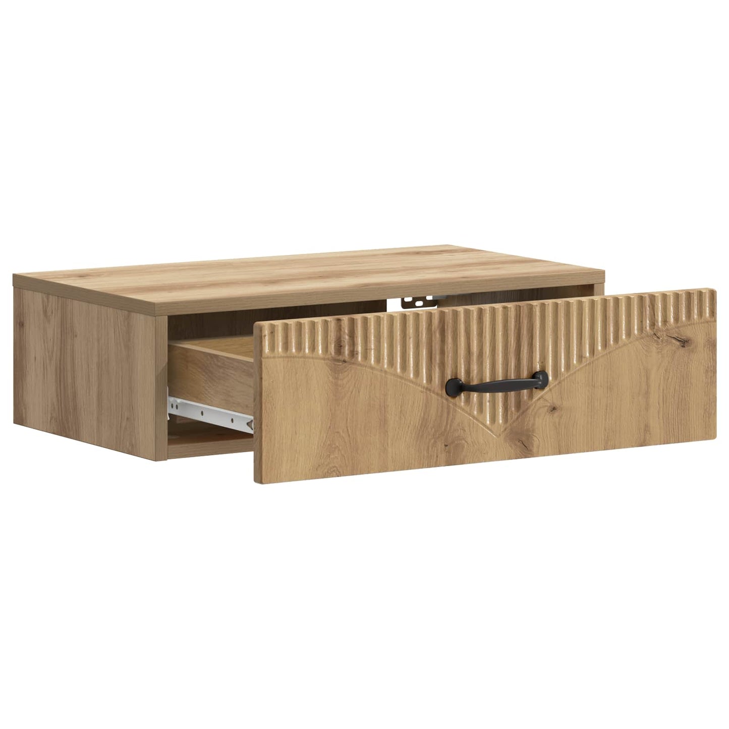 vidaXL Wall-Mounted Side Table 59 x 34.5 x 17 cm Engineered Wood