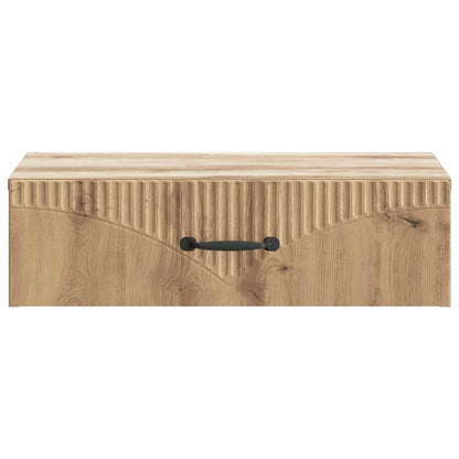 vidaXL Wall-Mounted Side Table 59 x 34.5 x 17 cm Engineered Wood