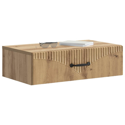 vidaXL Wall-Mounted Side Table 59 x 34.5 x 17 cm Engineered Wood