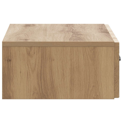 vidaXL Wall-Mounted Side Table 59 x 34.5 x 17 cm Engineered Wood