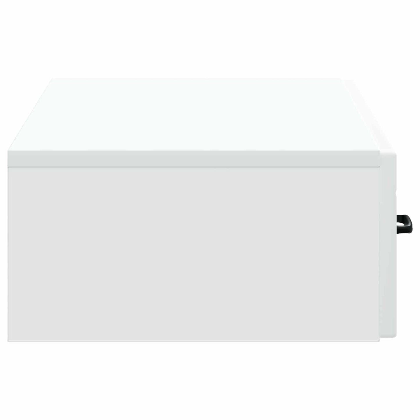 vidaXL Wall-Mounted Side Table Wall-mounted White 87.5 x 34.5 x 17 cm