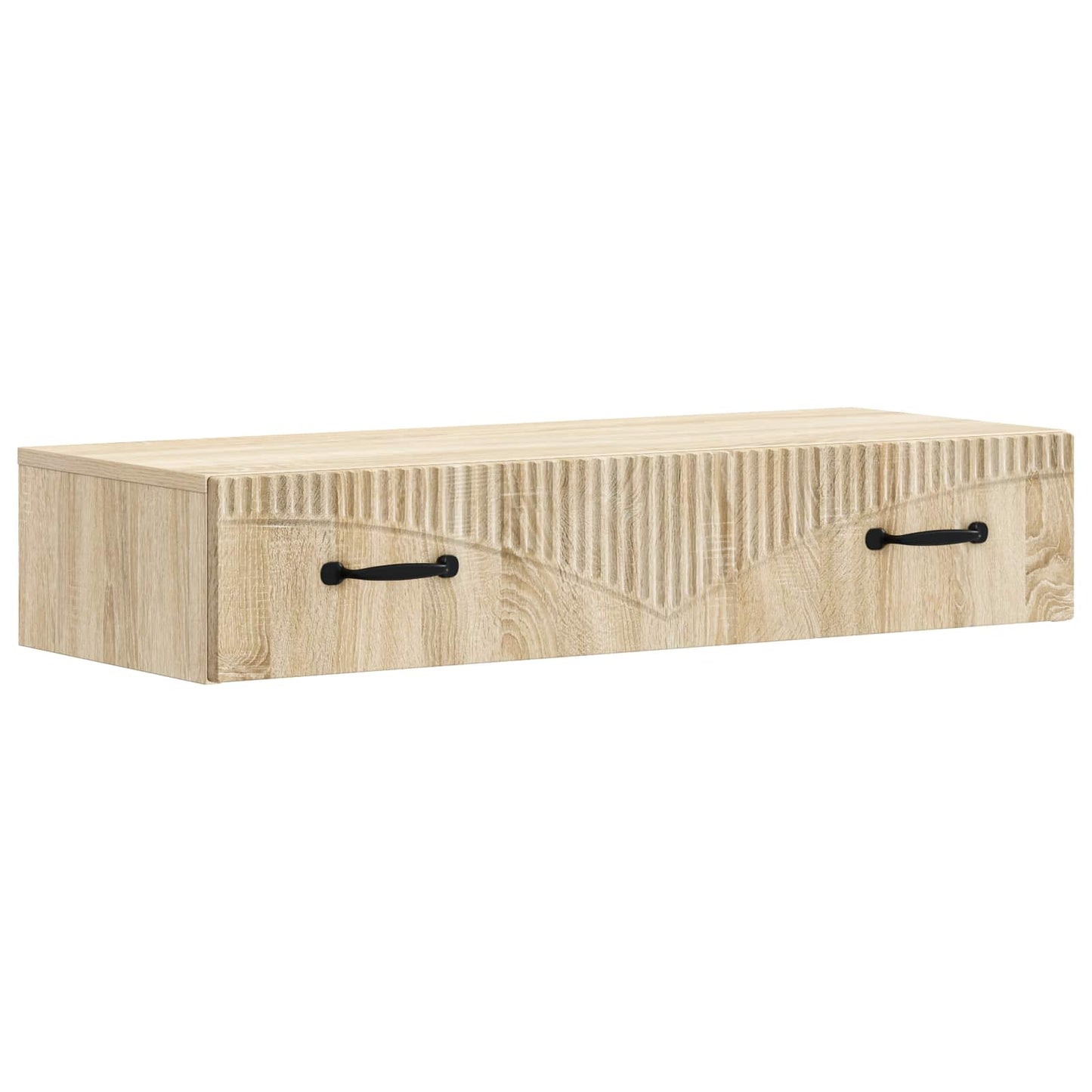 vidaXL Wall-Mounted Side Table 87.5 x 34.5 x 17 cm Engineered Wood