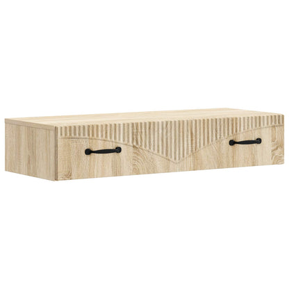 vidaXL Wall-Mounted Side Table 87.5 x 34.5 x 17 cm Engineered Wood