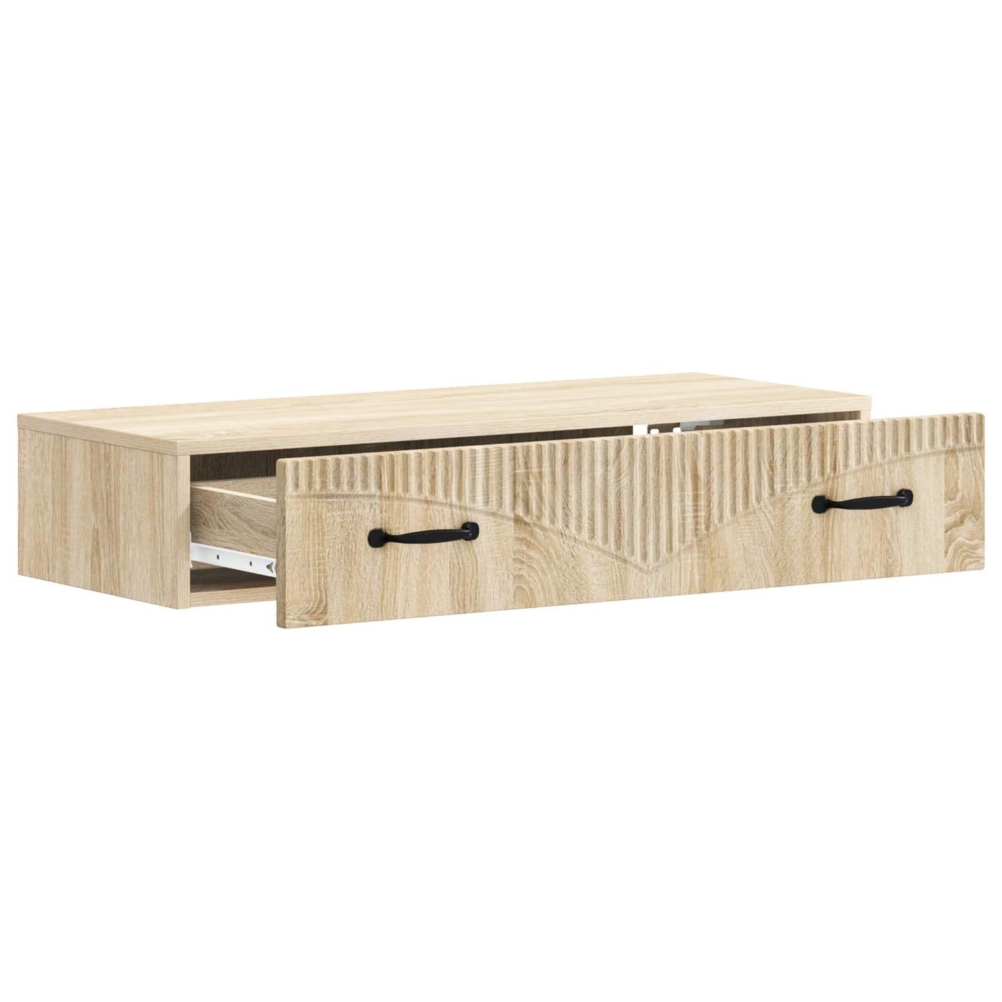 vidaXL Wall-Mounted Side Table 87.5 x 34.5 x 17 cm Engineered Wood