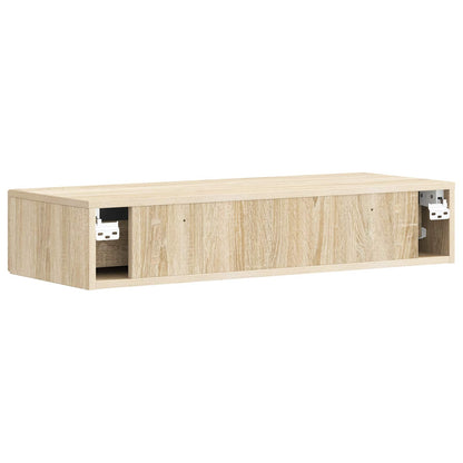 vidaXL Wall-Mounted Side Table 87.5 x 34.5 x 17 cm Engineered Wood