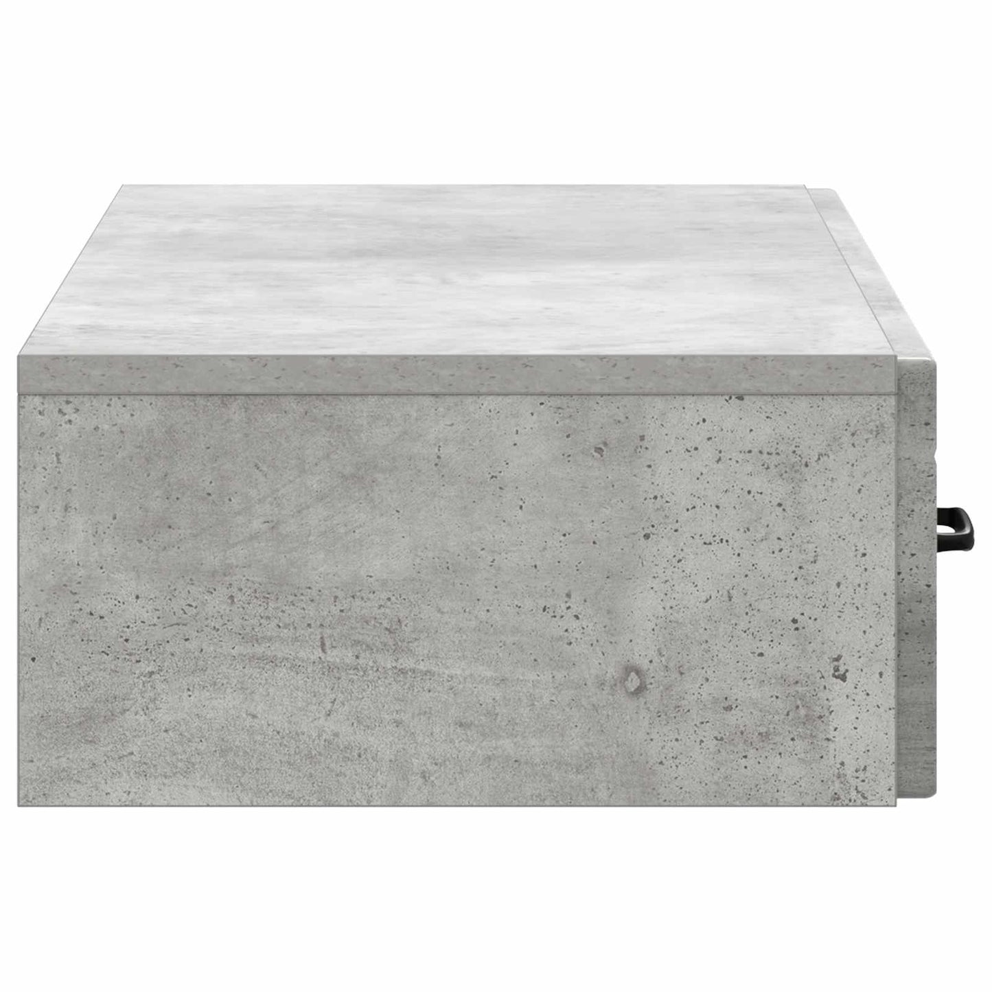 vidaXL Wall-Mounted Side Table Concrete Grey 87.5 x 34.5 x 17 cm