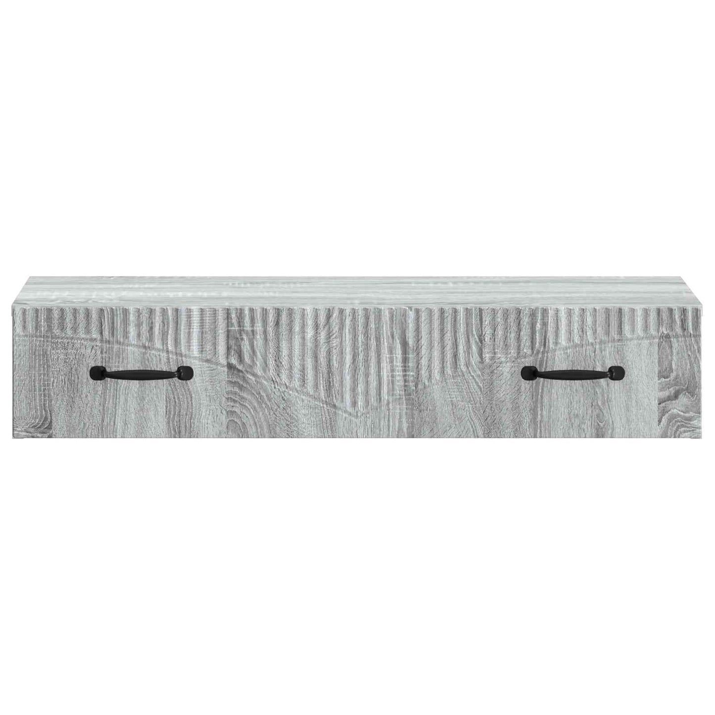 vidaXL Wall-Mounted Side Table Grey Sonoma 87.5 x 34.5 x 17 cm