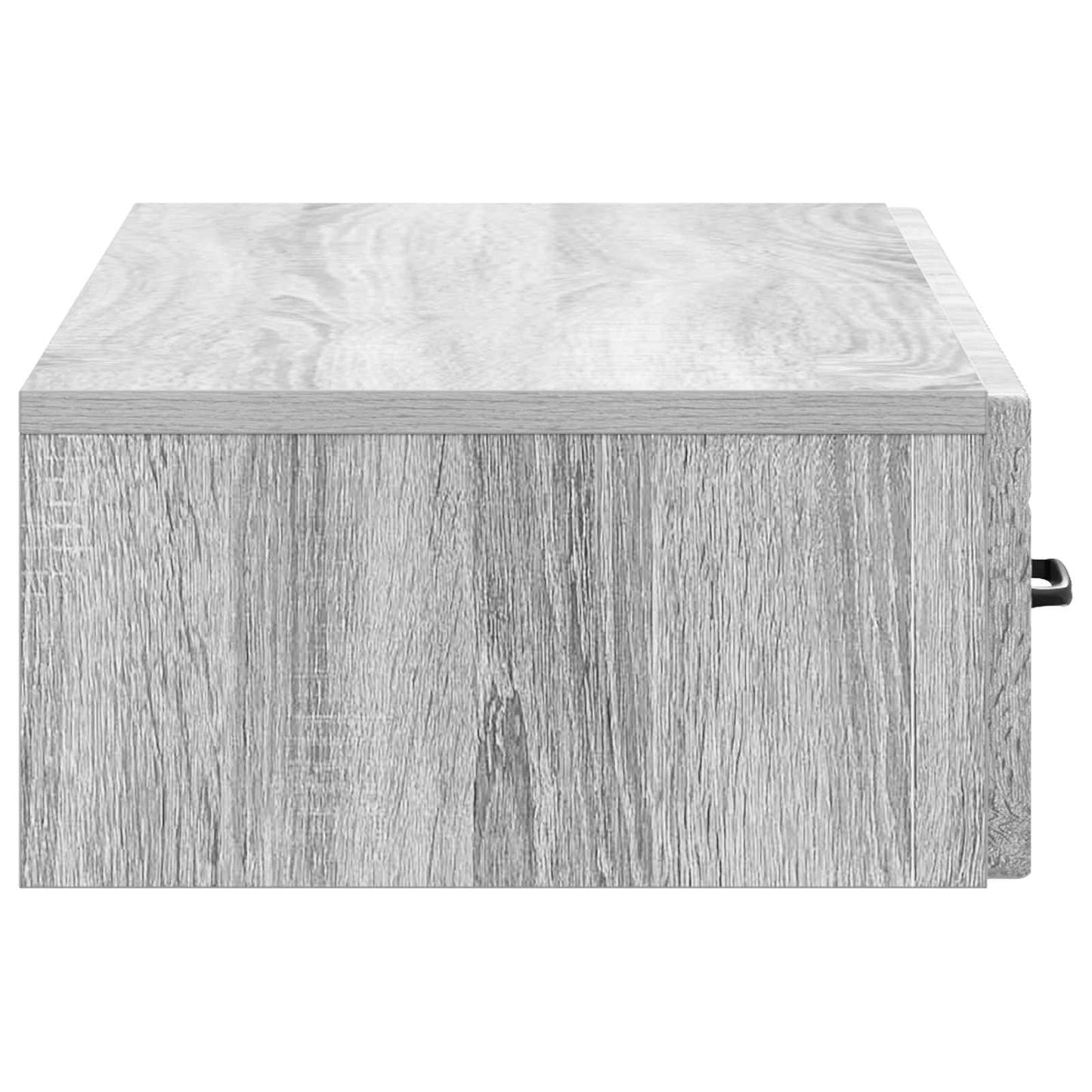 vidaXL Wall-Mounted Side Table Grey Sonoma 87.5 x 34.5 x 17 cm