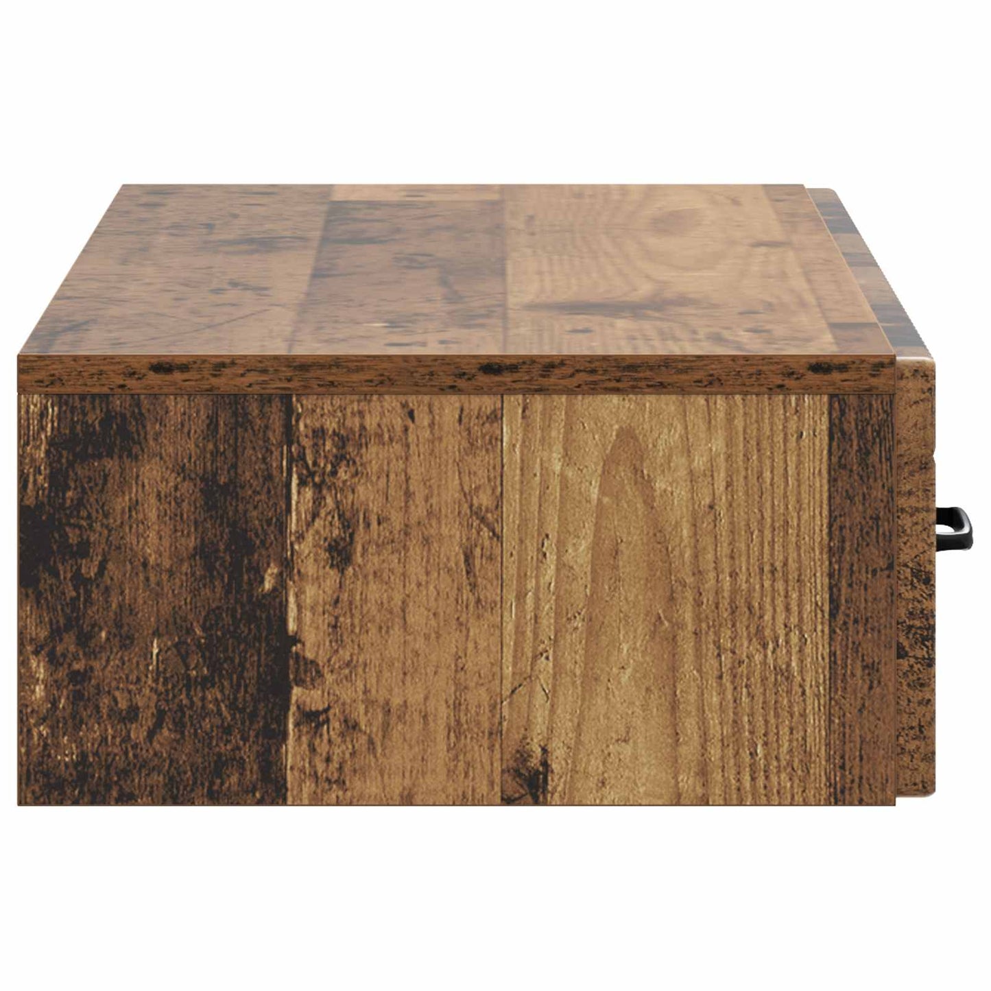 vidaXL Wall-Mounted Side Table Old Wood 87.5 x 34.5 x 17 cm