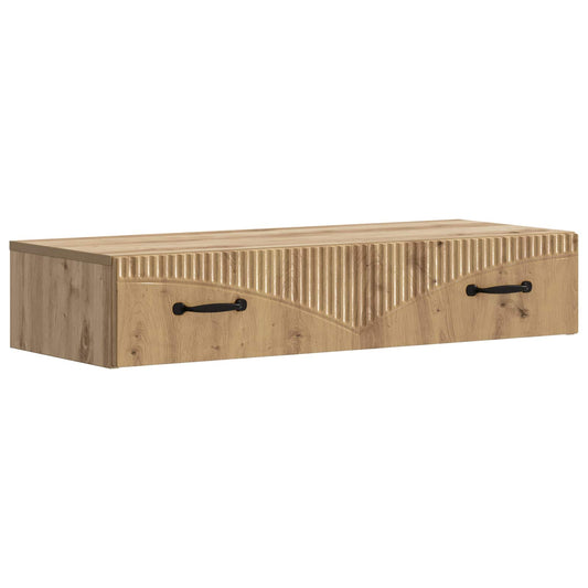 vidaXL Wall-Mounted Side Table 87.5 x 34.5 x 17 cm Engineered Wood
