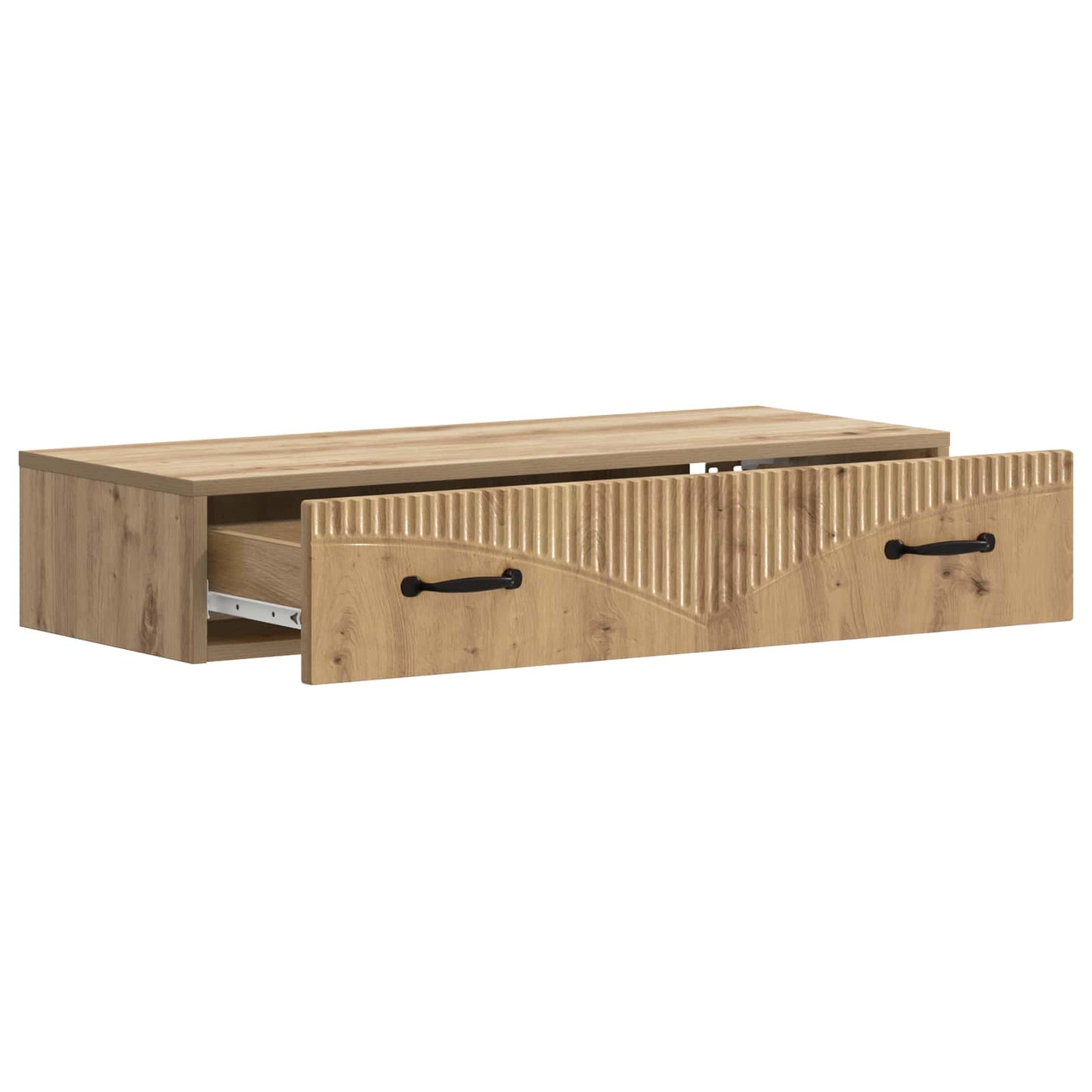 vidaXL Wall-Mounted Side Table 87.5 x 34.5 x 17 cm Engineered Wood