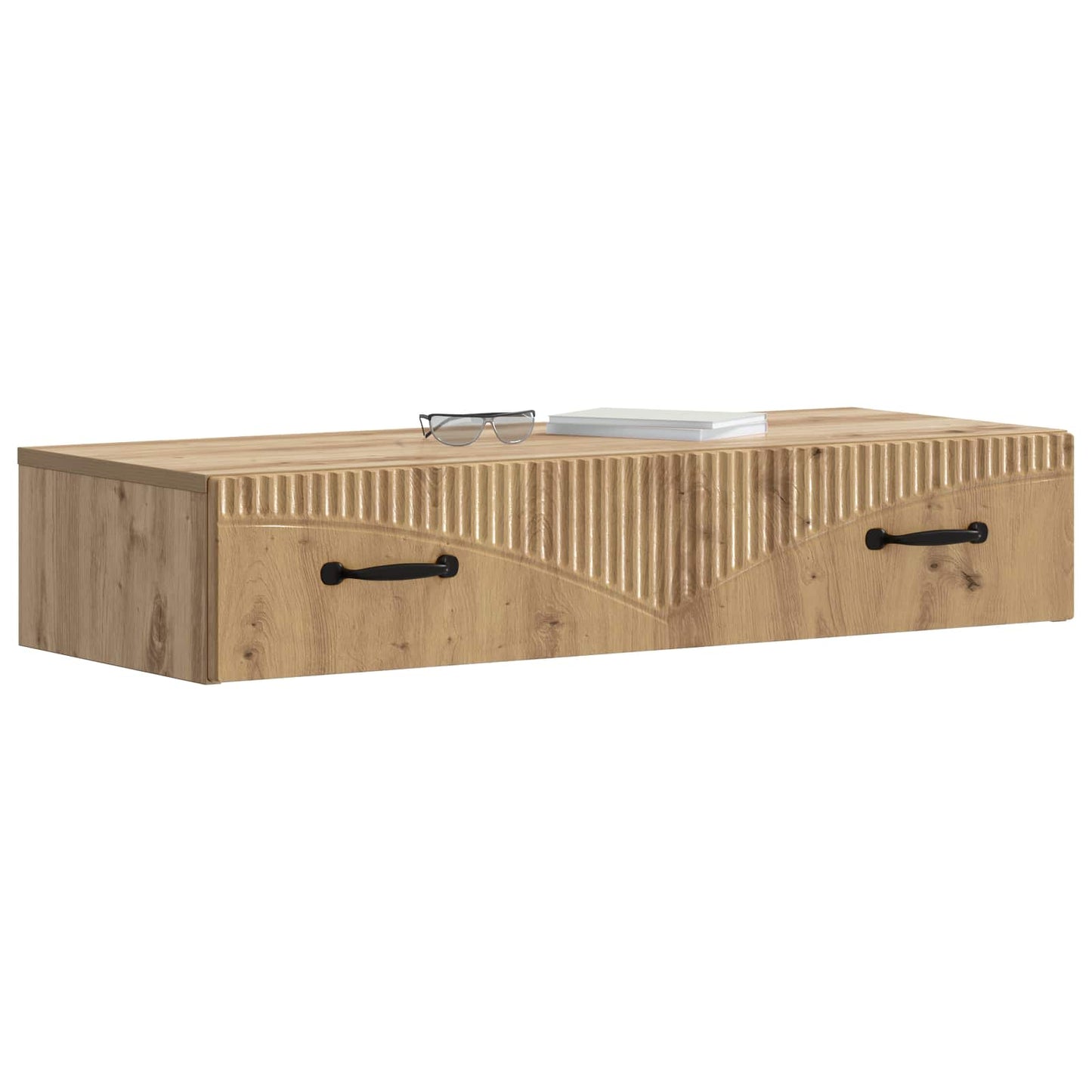 vidaXL Wall-Mounted Side Table 87.5 x 34.5 x 17 cm Engineered Wood