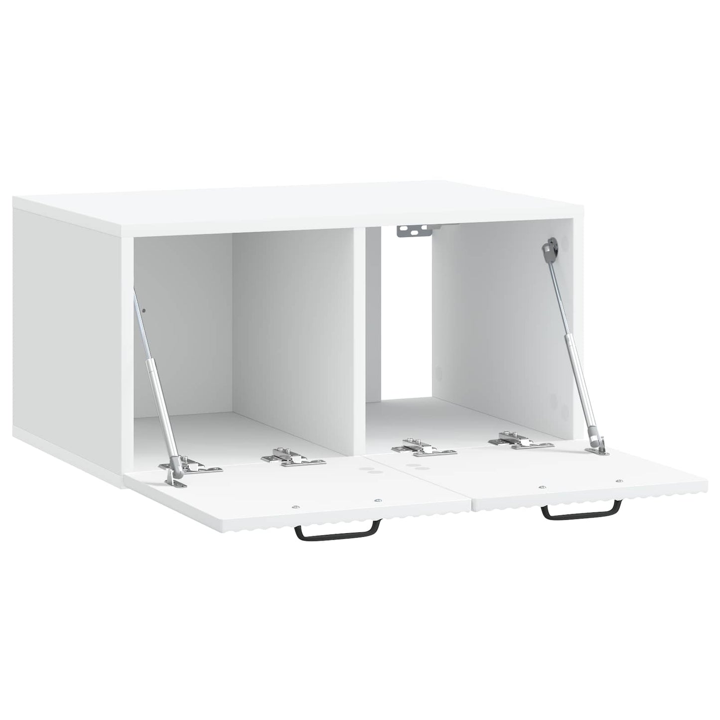 vidaXL Wall-Mounted TV Cabinet White 59.5 x 41 x 30 cm Engineered Wood