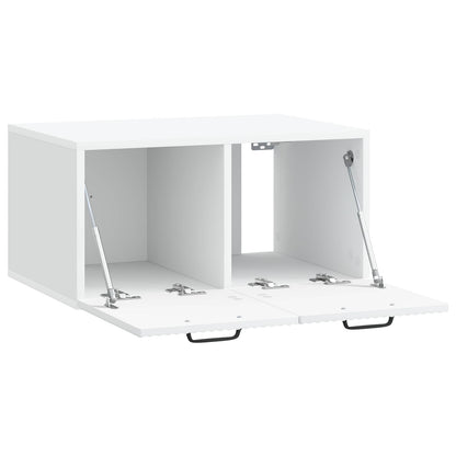 vidaXL Wall-Mounted TV Cabinet White 59.5 x 41 x 30 cm Engineered Wood