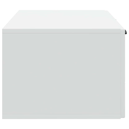 vidaXL Wall-Mounted TV Cabinet White 59.5 x 41 x 30 cm Engineered Wood