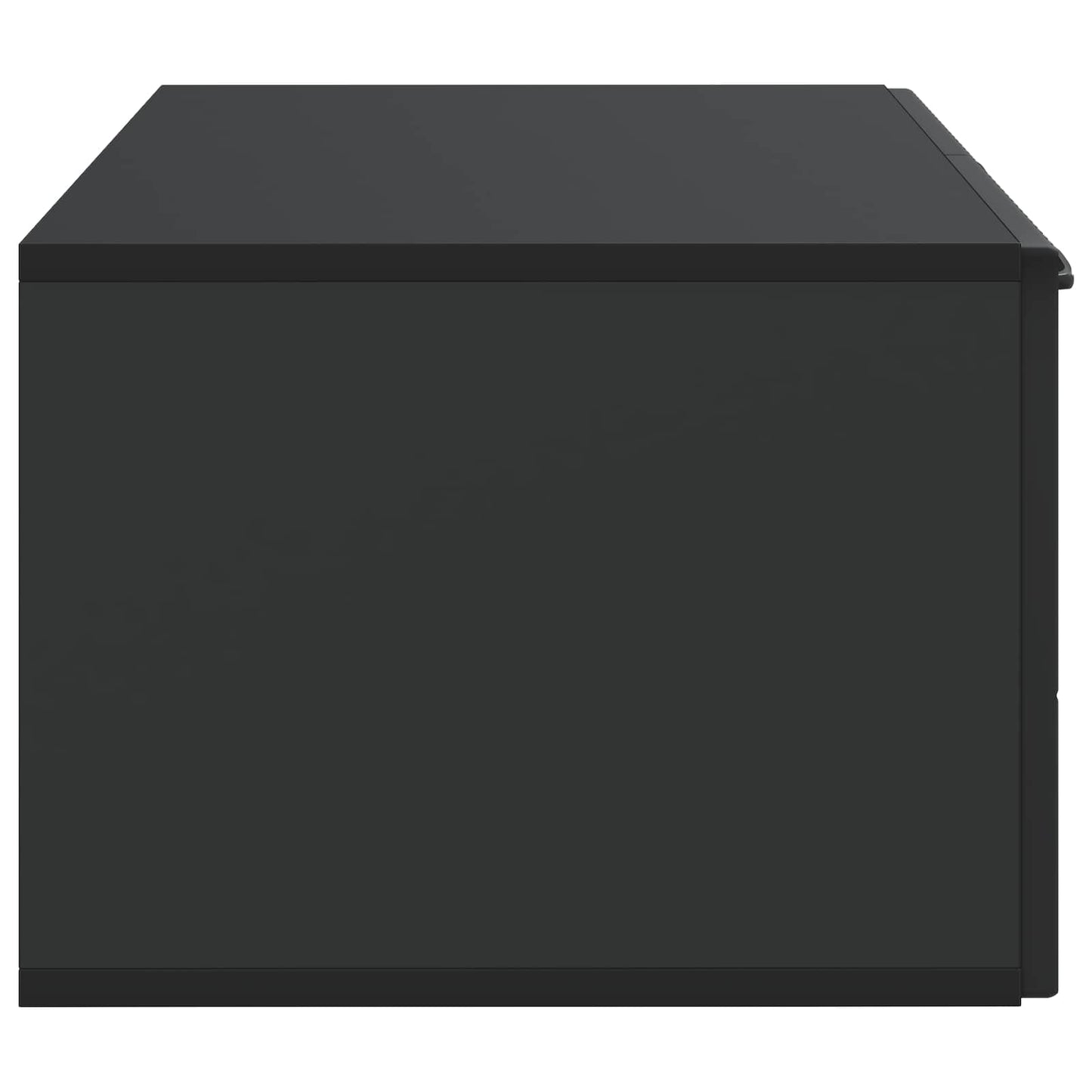 vidaXL Wall-Mounted TV Cabinet Black 59.5 x 41 x 30 cm Engineered Wood