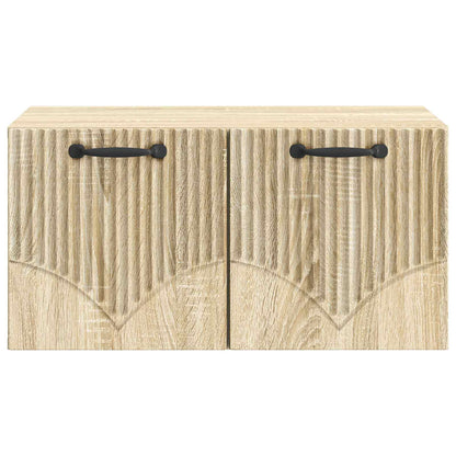 vidaXL Wall-Mounted TV Cabinet Sonoma Oak 59.5 x 41 x 30 cm