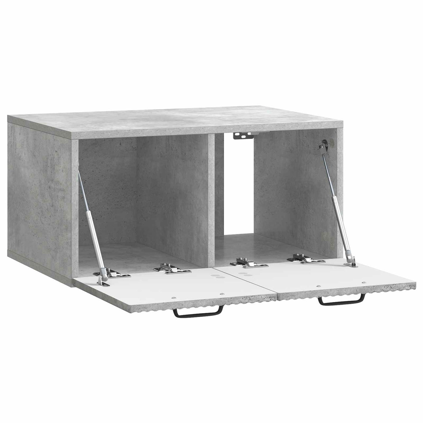 vidaXL Wall-Mounted TV Cabinet Concrete Grey 59.5 x 41 x 30 cm