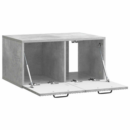 vidaXL Wall-Mounted TV Cabinet Concrete Grey 59.5 x 41 x 30 cm