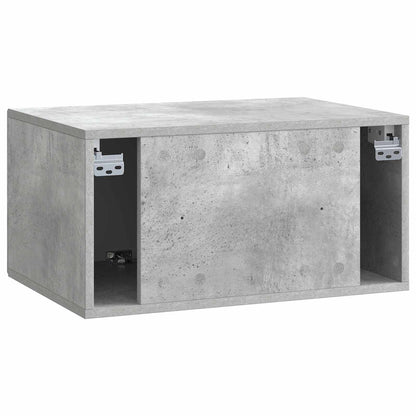 vidaXL Wall-Mounted TV Cabinet Concrete Grey 59.5 x 41 x 30 cm